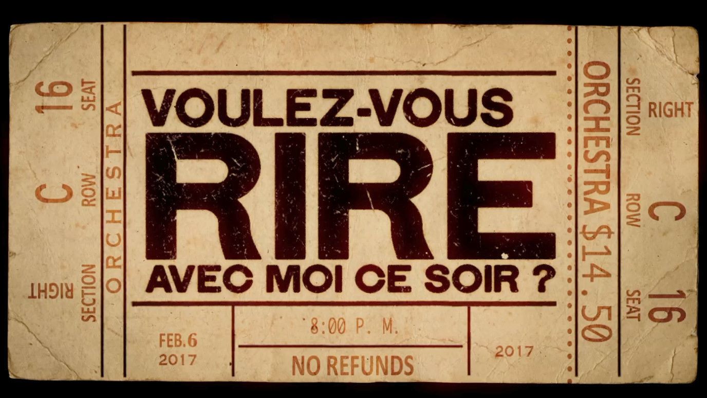 Voulez-vous rire avec moi ce soir ?
